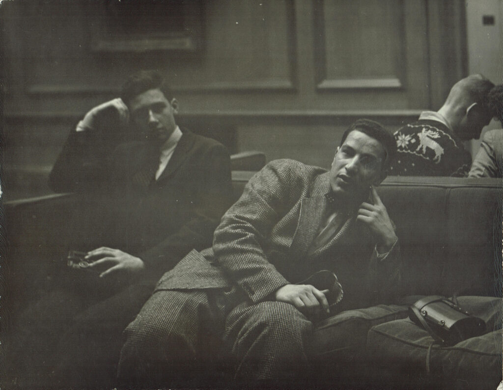 Madmen days, Isa Barnett and friend in the Philadelphia Art Museum.  And Isa Barnett's mentor for life.